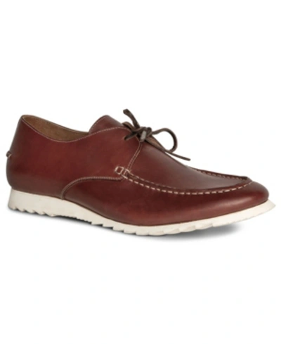 Carlos By Carlos Santana Hendrix Moccasins Men's Lace-up Casual Shoe In Tan/beige