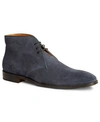 Carlos By Carlos Santana Corazon Chukka Boots Men's Lace-up Casual In Deep Blue