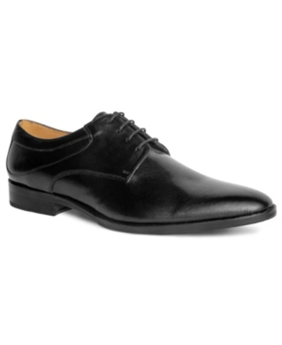 Carlos By Carlos Santana Power Print Men's Oxford Shoe In Black