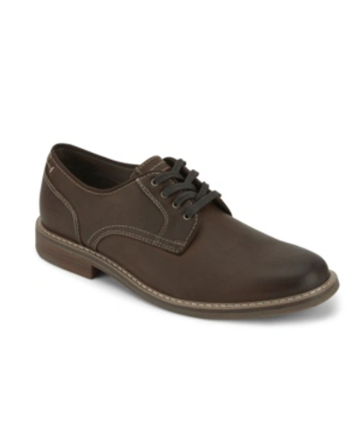 Dockers Men's Martin Oxfords Men's Shoes In Dark Brown