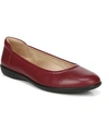 Naturalizer Flexy Slip-on Flats Women's Shoes In Red