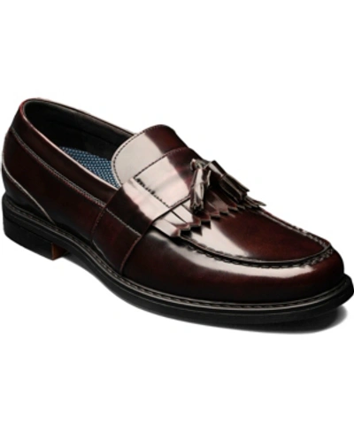 Nunn Bush Keaton Mens Leather Comfort Insole Tassel Loafers In Brown