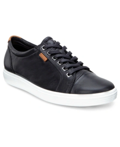 Ecco Women Soft 7 Sneaker In Black