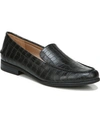 Lifestride Margot Croc Embossed Loafer In Black Shiny Croco