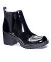 Dirty Laundry Women's Lido Lug Sole Booties Women's Shoes In Black Patent