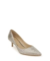 JEWEL BADGLEY MISCHKA WOMEN'S FRENCHIE KITTEN HEEL EVENING PUMPS