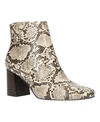 Bella Vita Wilma Bootie In Taupe Snake