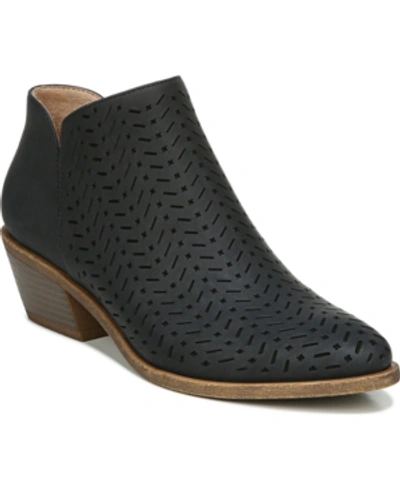 Lifestride Payton Laser Cut Bootie In Black