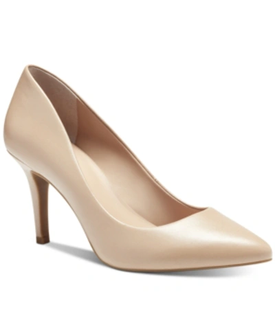 Inc International Concepts Women's Zitah Pointed Toe Pumps, Created For Macy's In Dark Almond