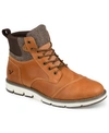 TERRITORY MEN'S RAIDER TRU COMFORT FOAM LACE-UP CAP TOE ANKLE BOOT