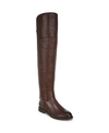 Franco Sarto Haleen Over The Knee Boot In Brown Leather