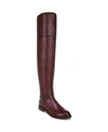 Franco Sarto Haleen Over The Knee Boot In Bordeaux Leather
