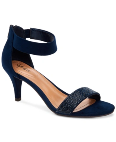 Style & Co Phillys Two-piece Evening Sandals, Created For Macy's Women's Shoes In Multi