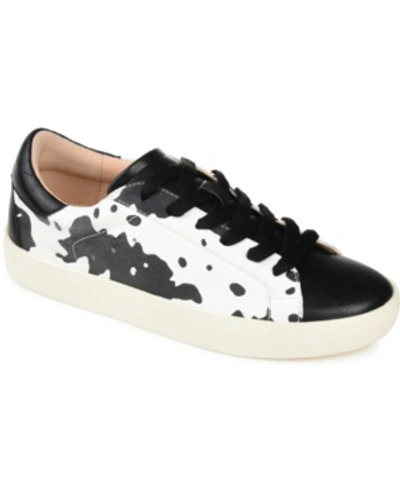 Journee Collection Women's Erica Lace Up Sneakers In Animal