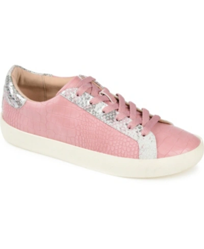 Journee Collection Women's Camila Sneakers In Pink