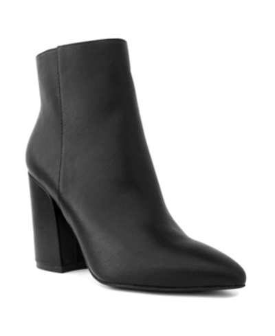 Sugar Women's Evvie Ankle Booties In Bb-black Smooth
