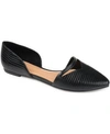 Journee Collection Women's Braely Pointed Toe Flats In Black