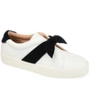 JOURNEE COLLECTION WOMEN'S ABRINA BOW DETAIL SLIP ON SNEAKERS