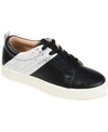 Journee Collection Women's Raaye Lace Up Sneakers In Black