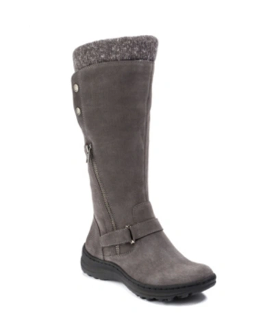 Baretraps Adele Water Resistant Tall Shaft Women's Boot Women's Shoes In Gunmetal