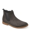 Vance Co. Men's Marshall Wide Width Chelsea Boots In Gray