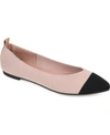 Journee Collection Women's Veata Soft Knit Flats Women's Shoes In Grey