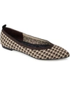 Journee Collection Karise Womens Slip On Dressy Pointed Toe Flats In Brown