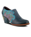 L'artiste Zami Bootie In Blue Leather