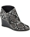 Journee Collection Journee Women's Tru Comfort Foam Glam Wedge Bootie In Gray