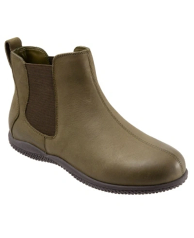 Bueno Softwalk Highland Ankle Boot Women's Shoes In Olive
