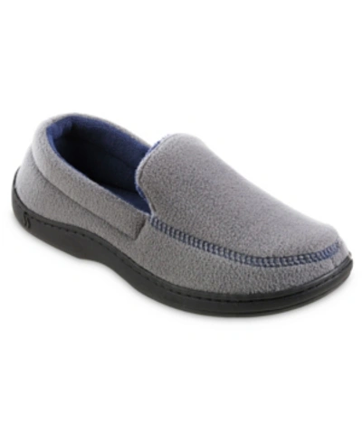 Isotoner Signature Men's Roman Moccasin Eco Comfort Slipper In Ash