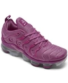 Nike Men's Air Vapormax Plus Running Sneakers From Finish Line In Cosmic Fuchsia, White