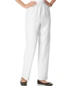 ALFRED DUNNER CLASSICS PULL-ON STRAIGHT-LEG PANTS