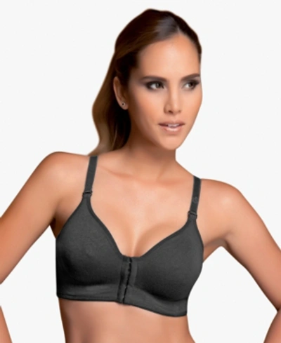 Annette Post Surgical And Everyday Wireless Racerback Bra In Black