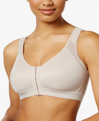 Leonisa Women's Multi Functional Back Support Posture Corrector Wireless Bra In Light Beige