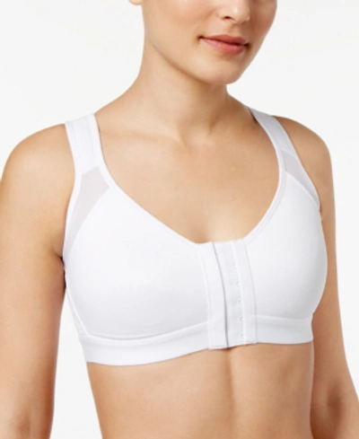 Leonisa Women's Multi Functional Back Support Posture Corrector Wireless Bra In White