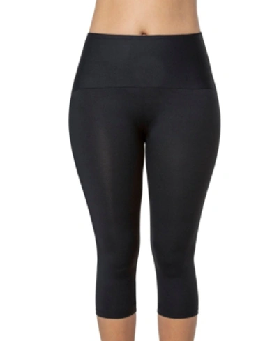 Leonisa Activelife Power Up Moderate Compression Capri In Black