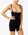 Leonisa Women's Firm Tummy-control Wyob Power Slim Faja Bodysuit Shaper 018478 In Black