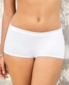 LEONISA 3-PACK COMFY BOYSHORT PANTIES IN STRETCH COTTON 12634X3