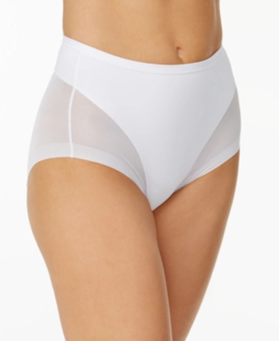 Leonisa Women's Truly Undetectable Comfy Shaper Panty In White
