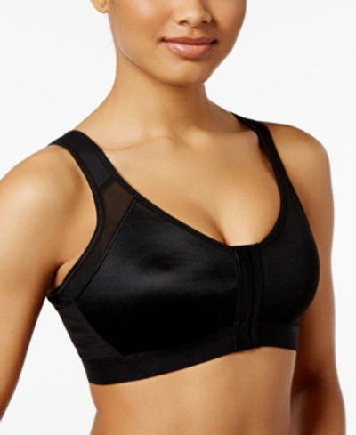 Leonisa Women's Multi Functional Back Support Posture Corrector Wireless Bra In Black