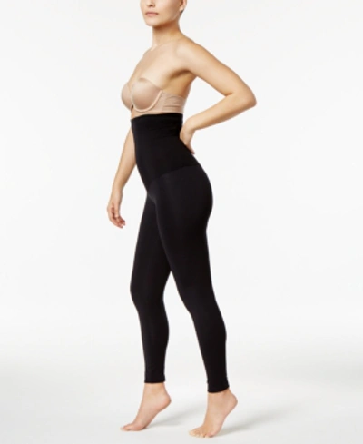 Leonisa Extra High Waisted Firm Compression Legging In Black