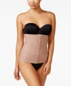 Leonisa Women's 3-belt With Lumbar Support Custom Waist Cincher In Brown- Nude 02