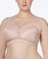 Playtex 18 Hour Ultimate Shoulder Comfort Wireless Bra 4693 In Toffee