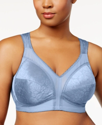 Playtex 18 Hour Ultimate Shoulder Comfort Wireless Bra 4693 In Zen Blue