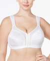 Playtex 18 Hour Front Close Ultimate Shoulder Comfort Wireless Bra 4695, Online Only In White