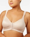 Playtex 18 Hour Posture Boost Front Close Wireless Bra Use525, Online Only In Nude 5