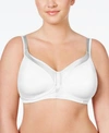 Playtex Full Figure 18 Hour Sleek & Smooth Wireless Bra 4803, Online Only In White