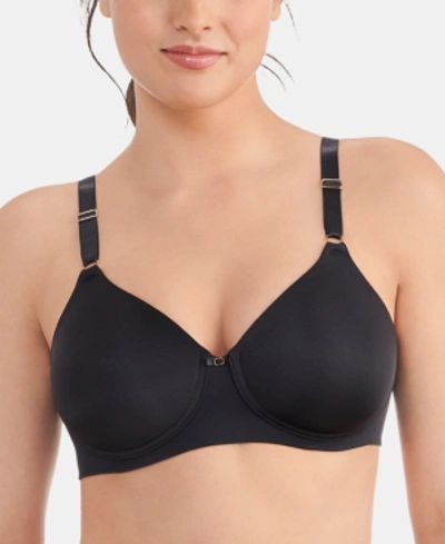 Vanity Fair Beauty Back Smoothing Full Coverage Bra 75345 In Mid Black