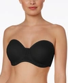Vanity Fair Beauty Back Full Figure Strapless Underwire Bra 74380 In Midnight Black